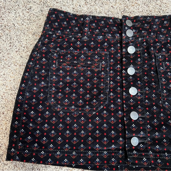 Free People We The Free Joanie Printed Corduroy Mini Skirt—26 - Picture 4 of 9